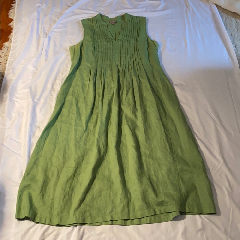 Green summer dress